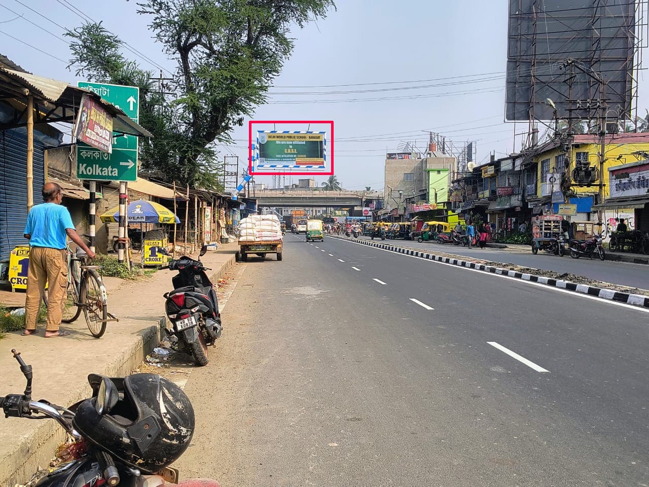 Jagulia More Monopole Both Side Way To Kanchrapara